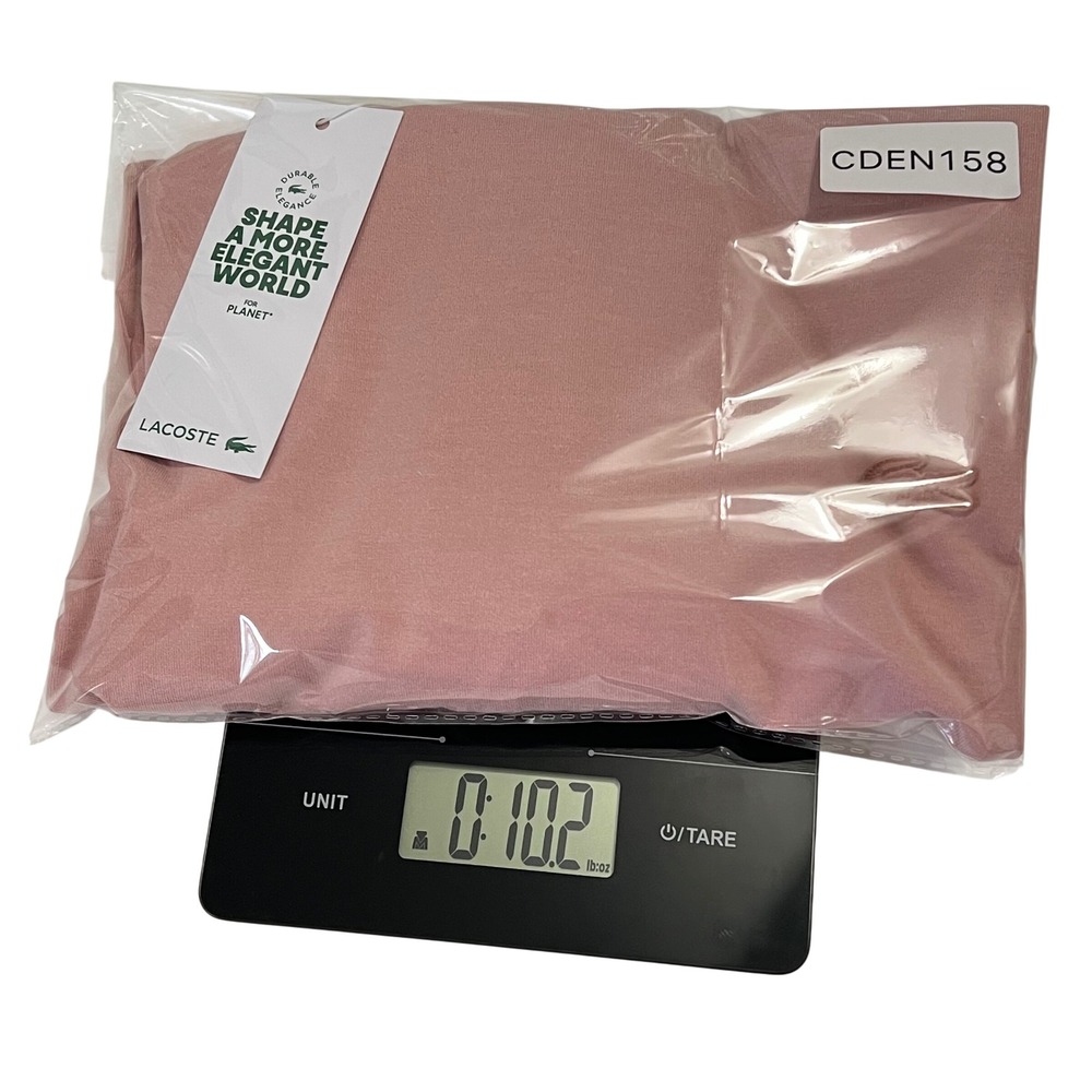 Lacoste Men's Organic Cotton Natural Dye T-Shirt US 4XL NWT Pink Retail $80 - Picture 9 of 9